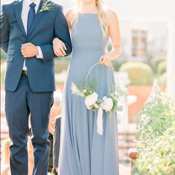 Lulus Dresses & Skirts - Slate Blue Maxi Dress (Size XS)